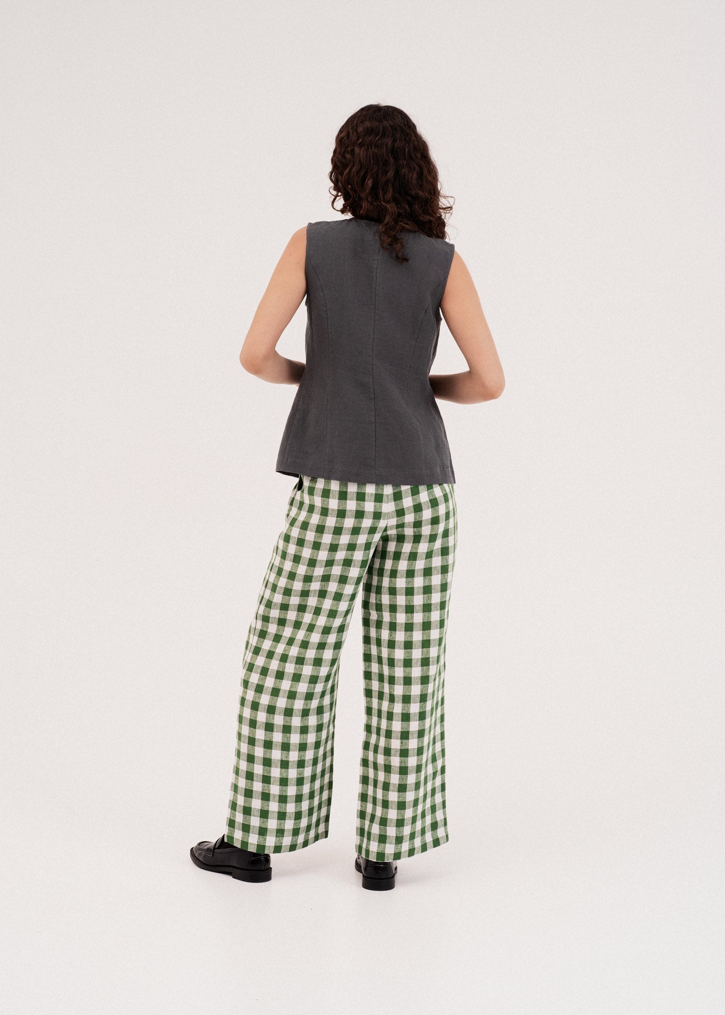 AmourLinen Linen dress Lydia classic linen pants Lydia classic linen pants