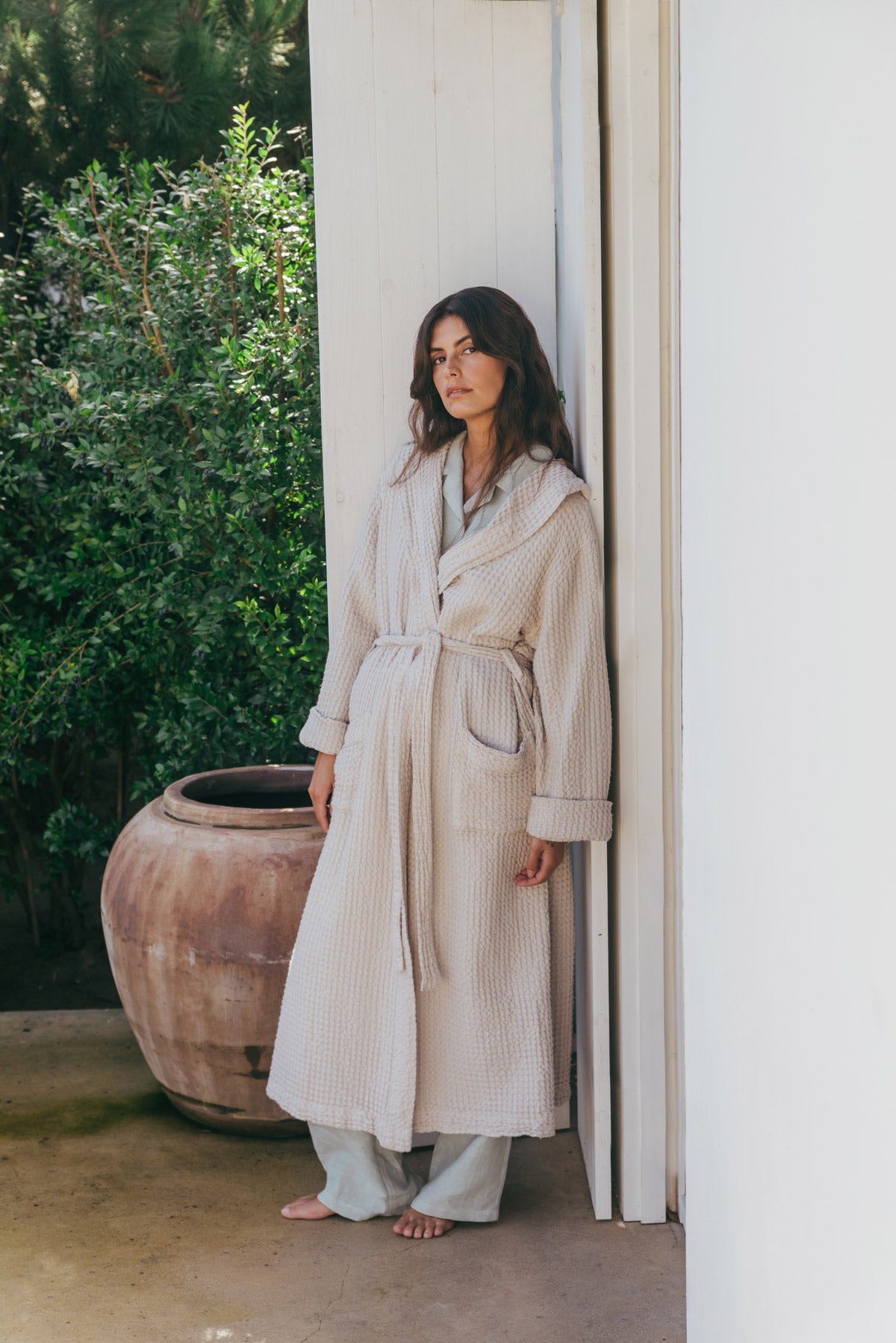 Women’s Waffle Bathrobe
