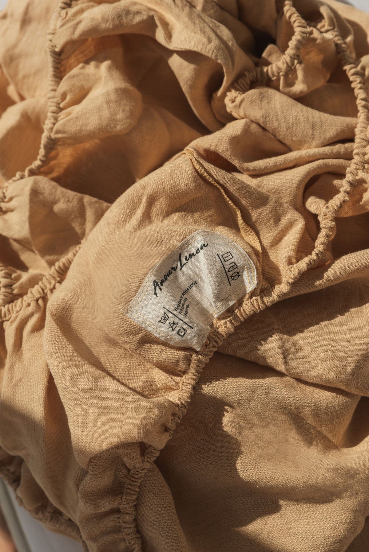 Linen fitted sheet | ARCHIVE SALE