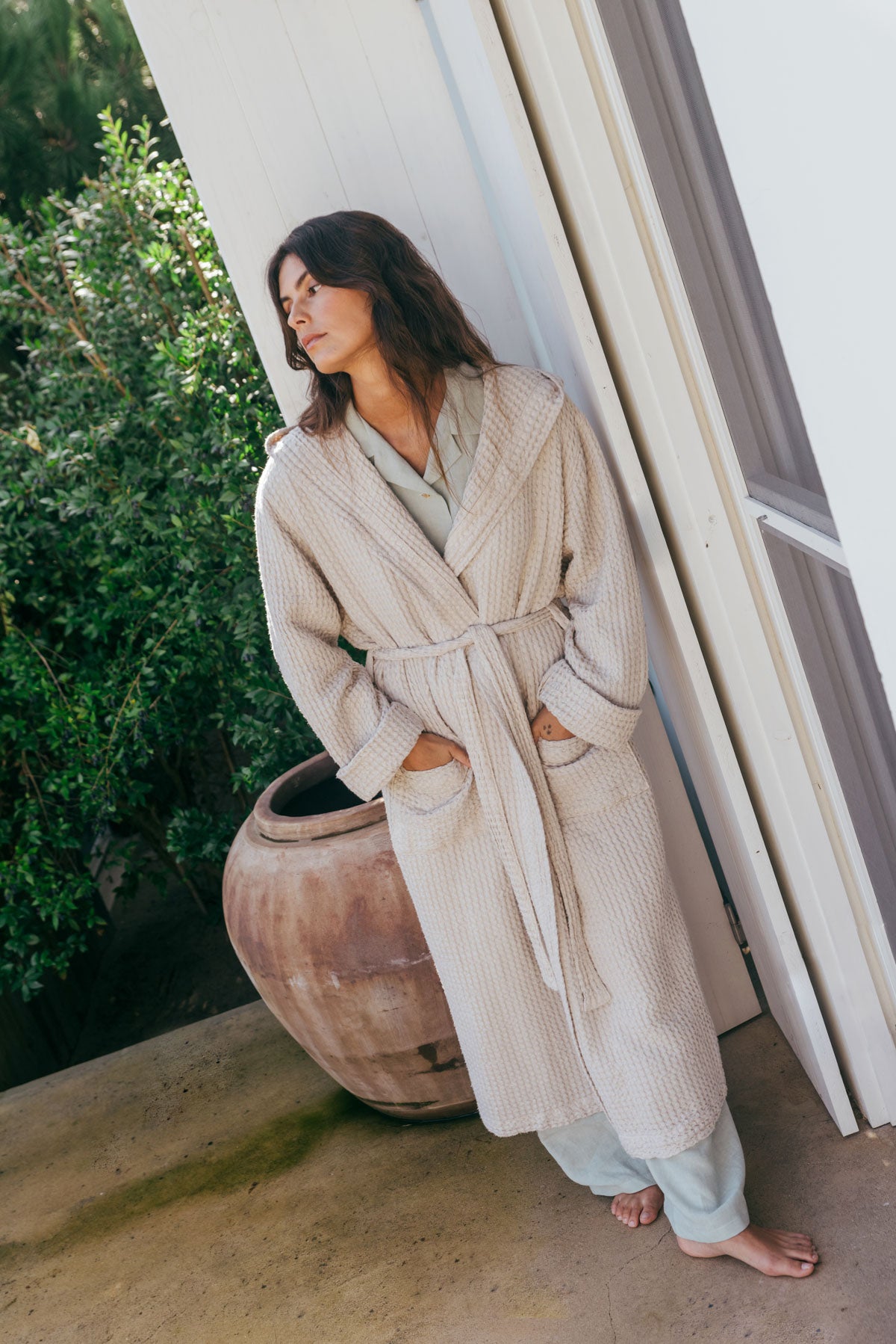 Women’s Waffle Bathrobe
