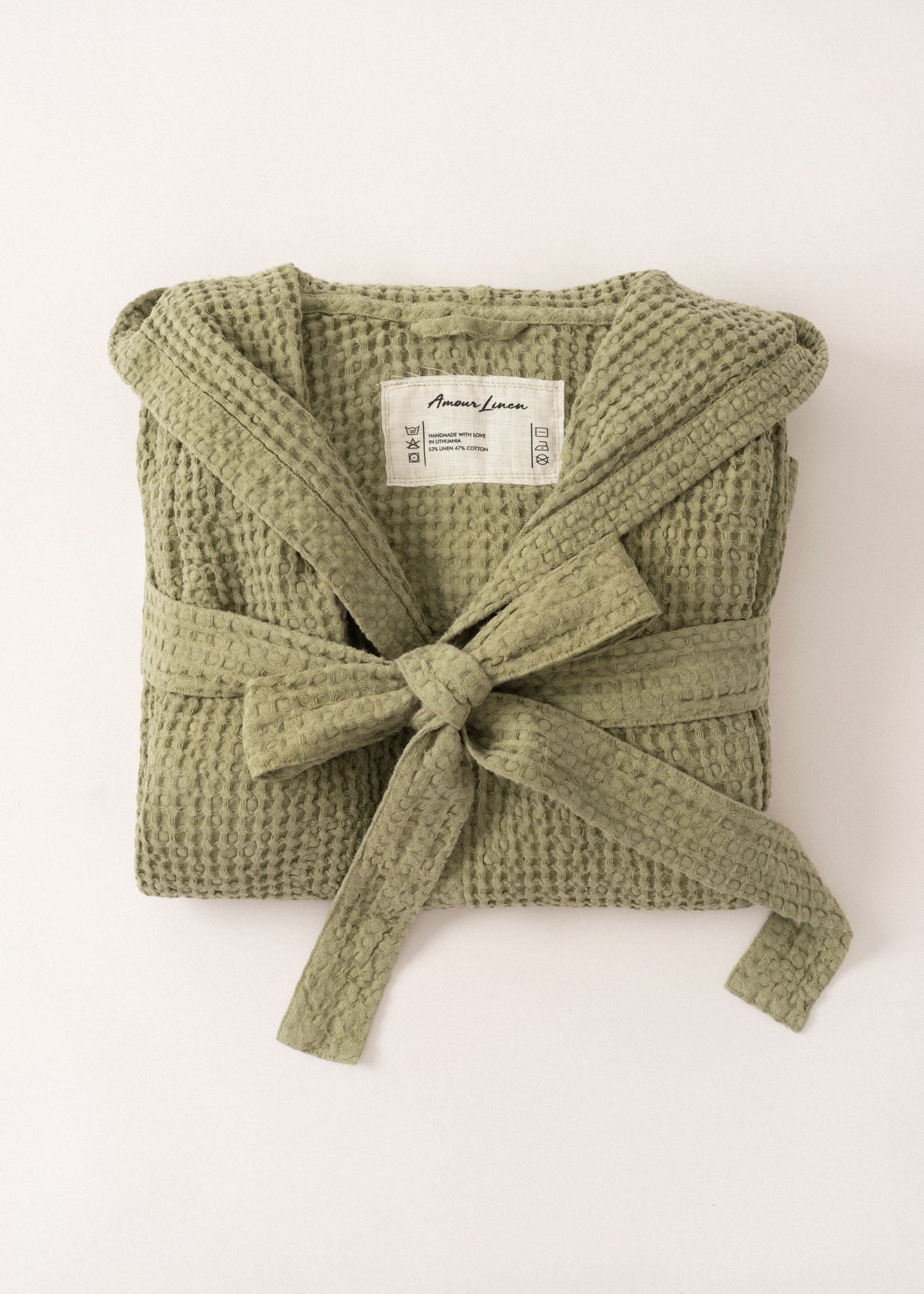 Men's Waffle Bathrobe